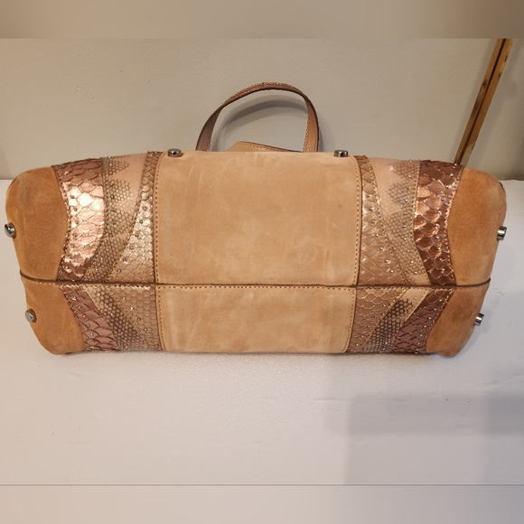 Jimmy Choo Lockett Tote pink snake skin bag - Picture 2 of 7